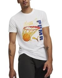 PUMA - Swished Regular-fit Logo Graphic T-shirt - Lyst