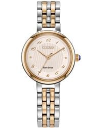 Citizen - Classic Stainless-steel Bracelet Watch - Lyst