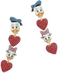 BaubleBar - Donald & Daisy Heart Drop Earrings - Lyst