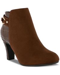 Karen Scott Marius Perforated Dress Booties Created For Macy s in