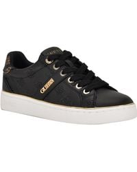 Guess - Britz Low Profile Lace-up Sneakers - Lyst