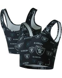 Concepts Sport - Las Vegas Raiders Mosaic Allover Print Bralette - Lyst