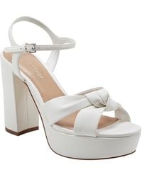 Marc Fisher - Deren High Block Heel Platform Sandals - Lyst