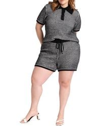 Eloquii - Plus Size Knitted Short - Lyst