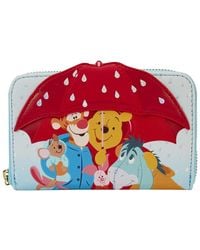 Loungefly - Winnie The Pooh Friends Rainy Day Zip-around Wallet - Lyst