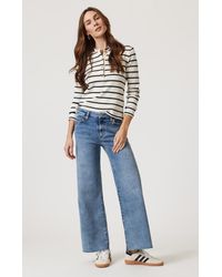 Mavi - Mavi Paloma Wide Leg In Light Brushed Tribeca - Lyst