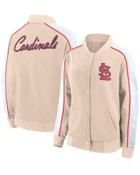 Fanatics - St. Louis Cardinals Luxe Lounge Full-snap Jacket - Lyst
