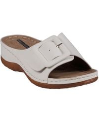 Gc Shoes - Hamden Buckle Comfort Flat Sandals - Lyst