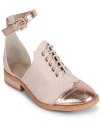 wanted babe lace up oxford