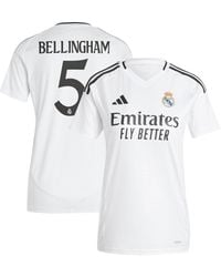 adidas - Jude Bellingham Real Madrid 2024/25 Home Replica Player Jersey - Lyst