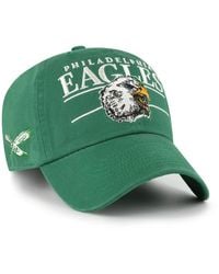 '47 - Philadelphia Eagles Throwback Graphic Clean Up Adjustable Hat - Lyst