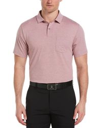 PGA TOUR - Fine-knit Short-sleeve Pocket Polo Shirt - Lyst