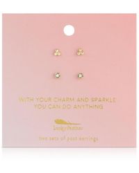 Lucky Feather - Earring Set - Lyst