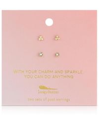 Lucky Feather - Earring Set - Lyst