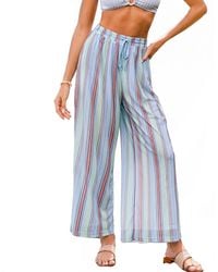 CUPSHE - Manifested It Striped Pants - Lyst