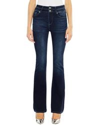Kancan - Gisella High Rise Bootcut Jeans - Lyst