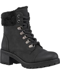 Gc Shoes - Joan Lace Up Lug Sole Boots - Lyst