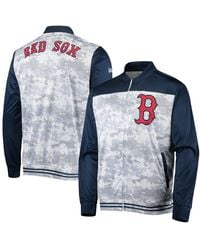 Stitches - Boston Red Sox Camo Full-zip Jacket - Lyst