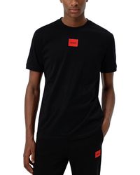 BOSS - Hugo By Logo Patch T-shirt - Lyst