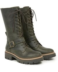 Celtic & Co. - Strap Detail Mid Calf Boot - Lyst
