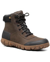 Bogs - Arcata Urban Leather Mid Slip-resistant Boot - Lyst