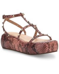 Jessica Simpson - Pascha Studded Platform Sandals - Lyst