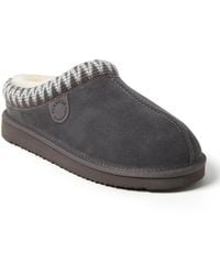 Dearfoams - Fireside By Greta Genuine Shearling Clog Slipper - Lyst