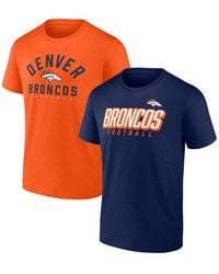 Men's Fanatics Branded Russell Wilson Orange Denver Broncos Big