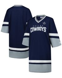 Starter - Dallas Cowboys Slap Shot V-neck 3/4 Sleeve Sneaker Dress - Lyst