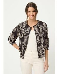 Olsen - Embroidered Indoor Jacket - Lyst