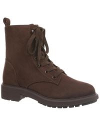 On 34th - Terissa Lace-up Booties - Lyst