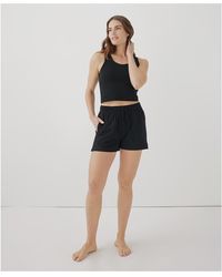 Pact - Plus Size Cotton Cool Stretch Lounge Short - Lyst