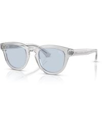 Burberry - Round Sunglasses - Lyst