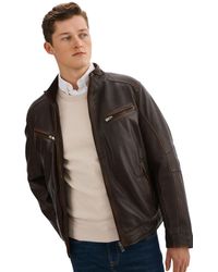 Regency Leathers - Gunner-v Distressed Leather Jacket - Lyst