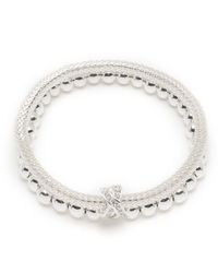 Nine West - Boxed Two Row Stretch Bracelet - Lyst