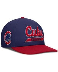 Nike - Royal/red Chicago Cubs Pro Performance Snapback Hat - Lyst