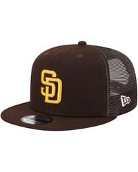 KTZ - San Diego Padres Team Color Trucker 9fifty Snapback Hat - Lyst