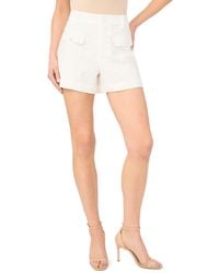 Cece - High-rise Cuffed Cotton Shorts - Lyst