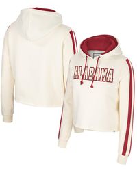 Colosseum Athletics - Alabama Crimson Tide Perfect Date Cropped Pullover Hoodie - Lyst