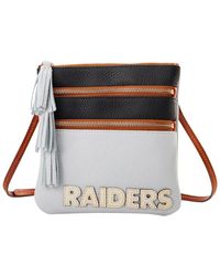 Dooney & Bourke - Las Vegas Raiders Infield Triple Zip Crossbody Purse - Lyst