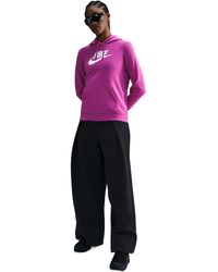 Nike - Sportswear Club Fleece Logo Pullover Hoodie - Lyst