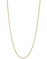Macy's - Glitter Rope Link 20" Chain Necklace (1-3/4mm - Lyst