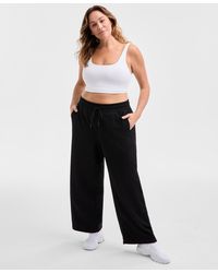 ID Ideology - Plus Size Relaxed High-rise Fleece Pants - Lyst