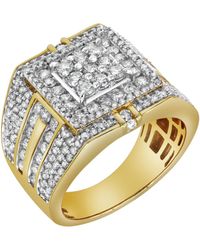 LuvMyJewelry - Ringside Shine Natural Certified Diamond 2.5 Cttw Round Cut 14k Gold Statement Ring - Lyst