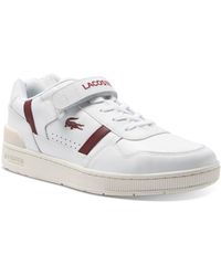 Lacoste - T-clip Velcro Leather Sneakers - Lyst