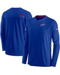 Nike - Buffalo Bills Sideline Coach Chevron Lock Up Long Sleeve V-neck Performance T-shirt - Lyst