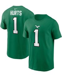 Nike - Jalen Hurts Philadelphia Eagles Alternate Player Name Number T-shirt - Lyst