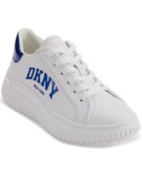 DKNY - Leon Lace-up Logo Sneakers - Lyst