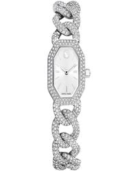 Swarovski - Dextera Chain Swiss Crystal Bracelet Watch 44 X 20mm - Lyst
