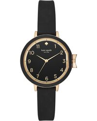 Kate Spade - Park Row Analog Silicone-strap Watch - Lyst